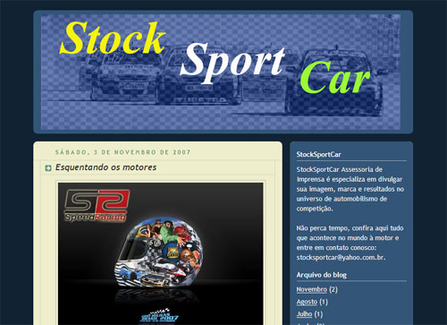 Informações: Blog StockSportCar volta ao ar