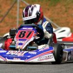 Kart: Leonnardo Raucci tem capacete que dá medo