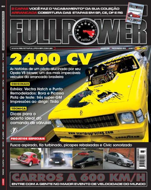 Informações: Piloto Goodyear é destaque na capa da Revista Full Power
