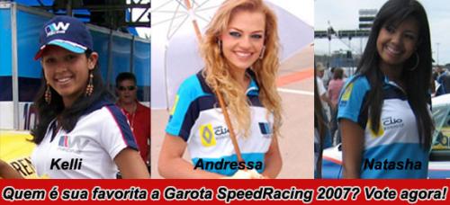 Começa a eleição da Garota SpeedRacing 2007