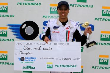 Kart: Em Volta Redonda, Seletiva faz campeão mais jovem da história: Jonathan Louis