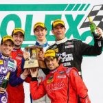 24 Horas Daytona: Casagrande, Campos e Matos conquistam pódio em Daytona