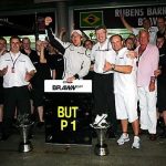 F1: Jenson Button vence prova encerrada pela forte chuva