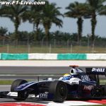 F1: Willliams abre trabalhos na Malásia na liderança