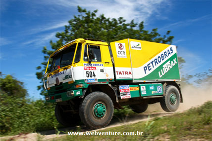 Rally Dakar: Caminhão brasileiro sobe para 3° no segundo dia