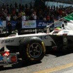 F1: Mexicano da Sauber faz exibição para mais de 150 mil fãs em Guadalajara
