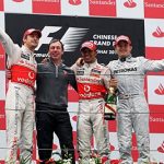 F1: Chuva movimenta GP da China e Button vence