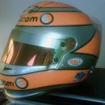 F1: Pelo Twitter Nelsinho Piquet divulga novo capacete