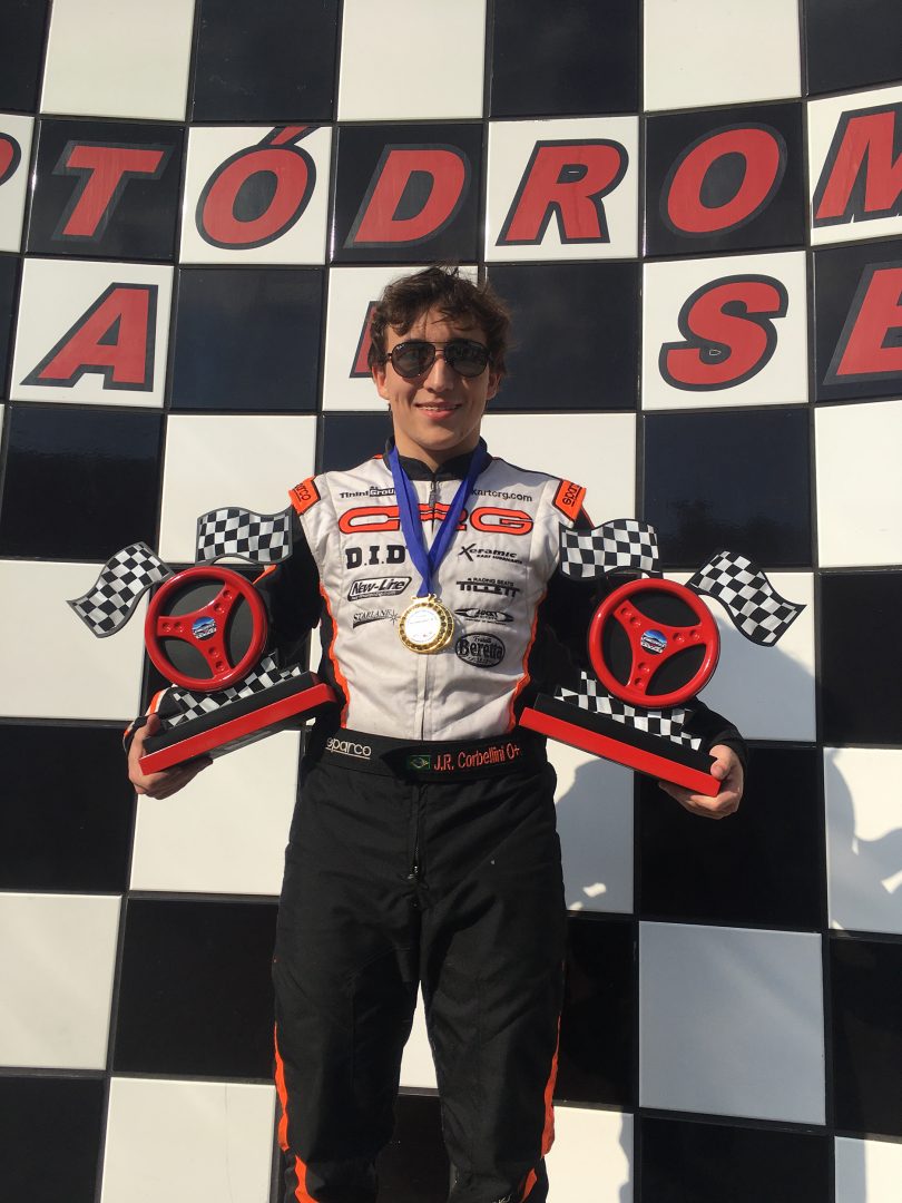 Kart: João Renato Corbellini venceu e chegou ao top 3 na classificação da Copa São Paulo Light