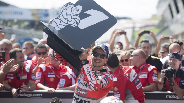 MotoGP: Jorge Lorenzo vence GP da Áustria