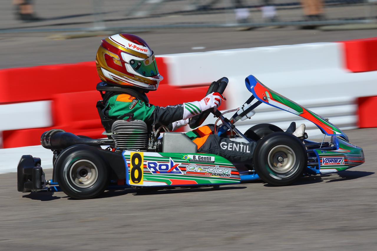 Kart: Bernardo Gentil terminou em 3ª na Micro Rok e subiu no pódio do ROK The Rio em Las Vegas