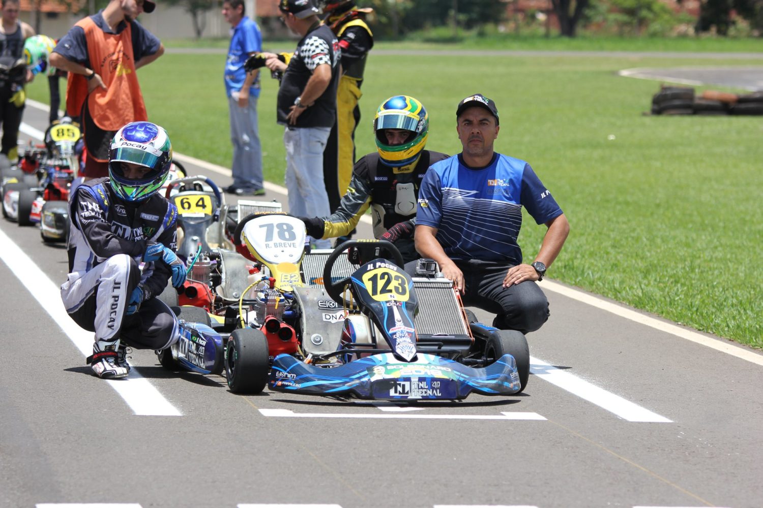 João LuÁ­s Pocay e Neto Carrijo levaram a Elohim Kart Á  dupla vitória na Copa 100 Anos Ourinhos