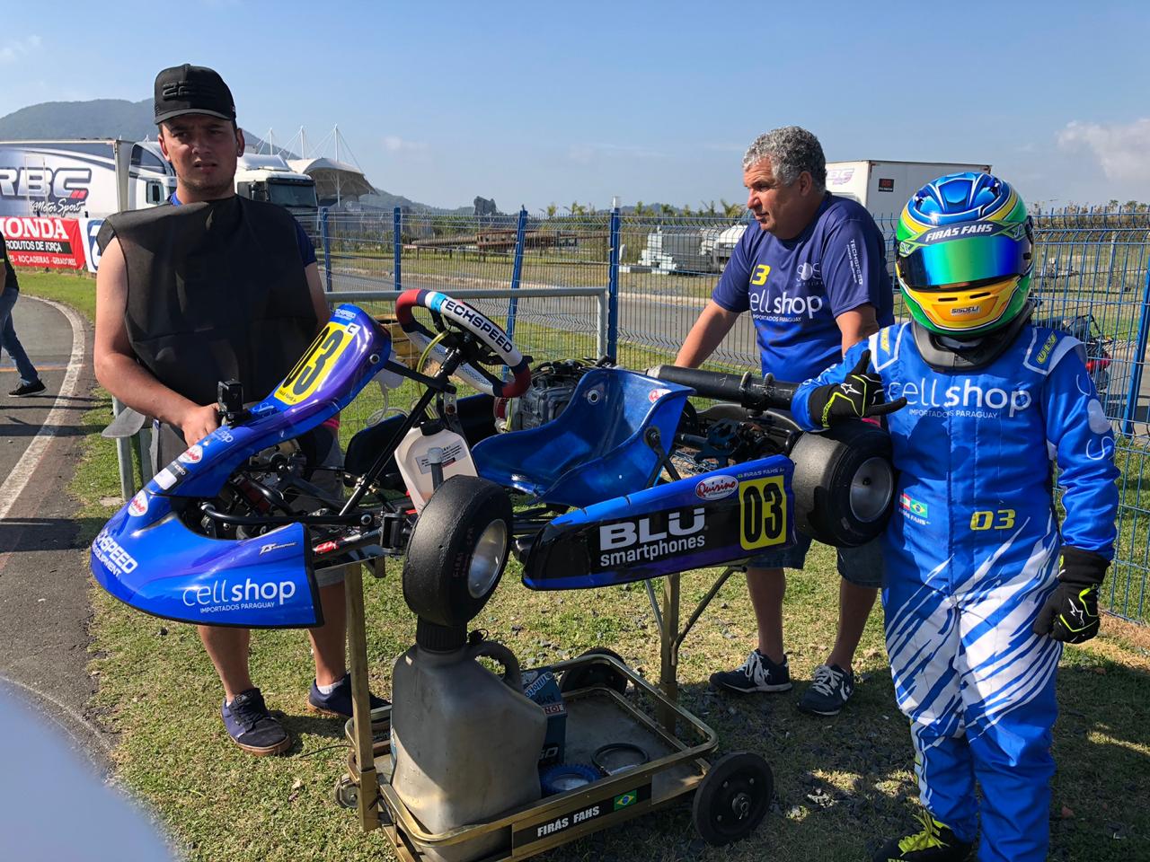Kart: Firás Fahs disputará a Copa Brasil com apoio da BLU Smartphones