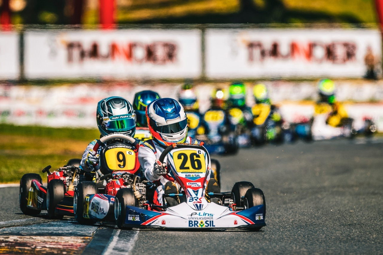 Kart: Pedro Lins lutou pelo tÁ­tulo da Cadete na Copa Brasil até a última volta