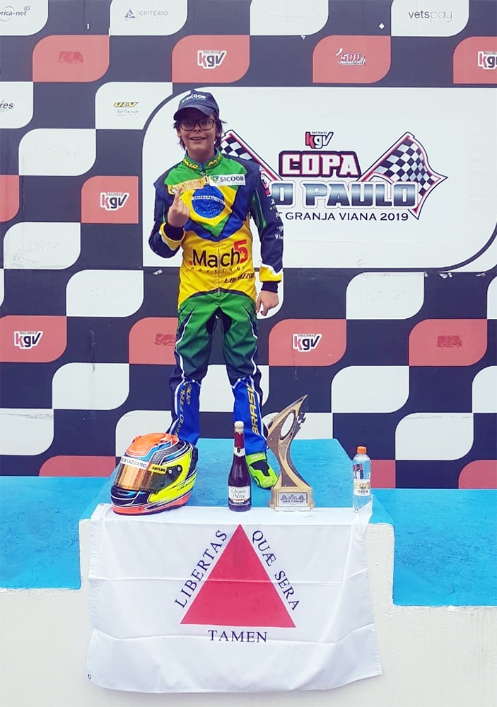 Kart: Vitória na rodada final garantiu tÁ­tulo da Copa São Paulo KGV para Luigi Di Lazzaro