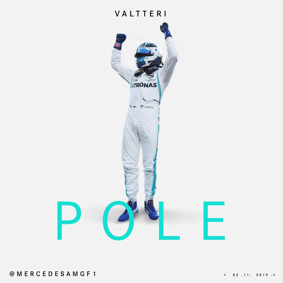 F1: Valtteri Bottas conquista a pole-position para o GP dos EUA