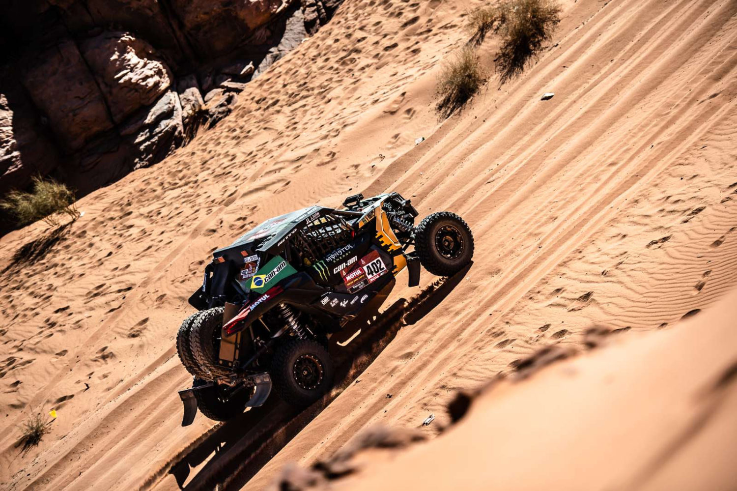 Can-Am mantém domÁ­nio entre os UTVs no Rally Dakar 2020
