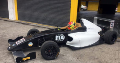 João Pedro Maia testou o carro da Fórmula 4 FIA Argentina