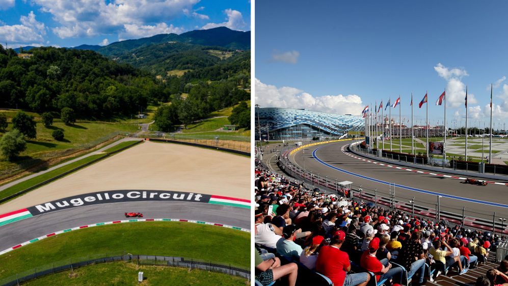 F1: Corridas na Rússia e Mugello entram no calendário 2020