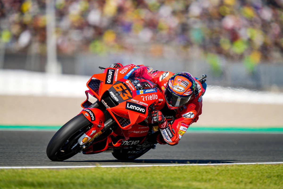 MotoGP: Francesco Bagnaia vence na despedida de Valentino Rossi