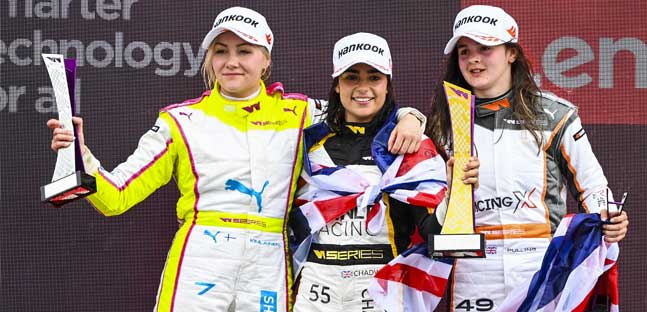 W Series: Jamie Chadwick vence em Silverstone
