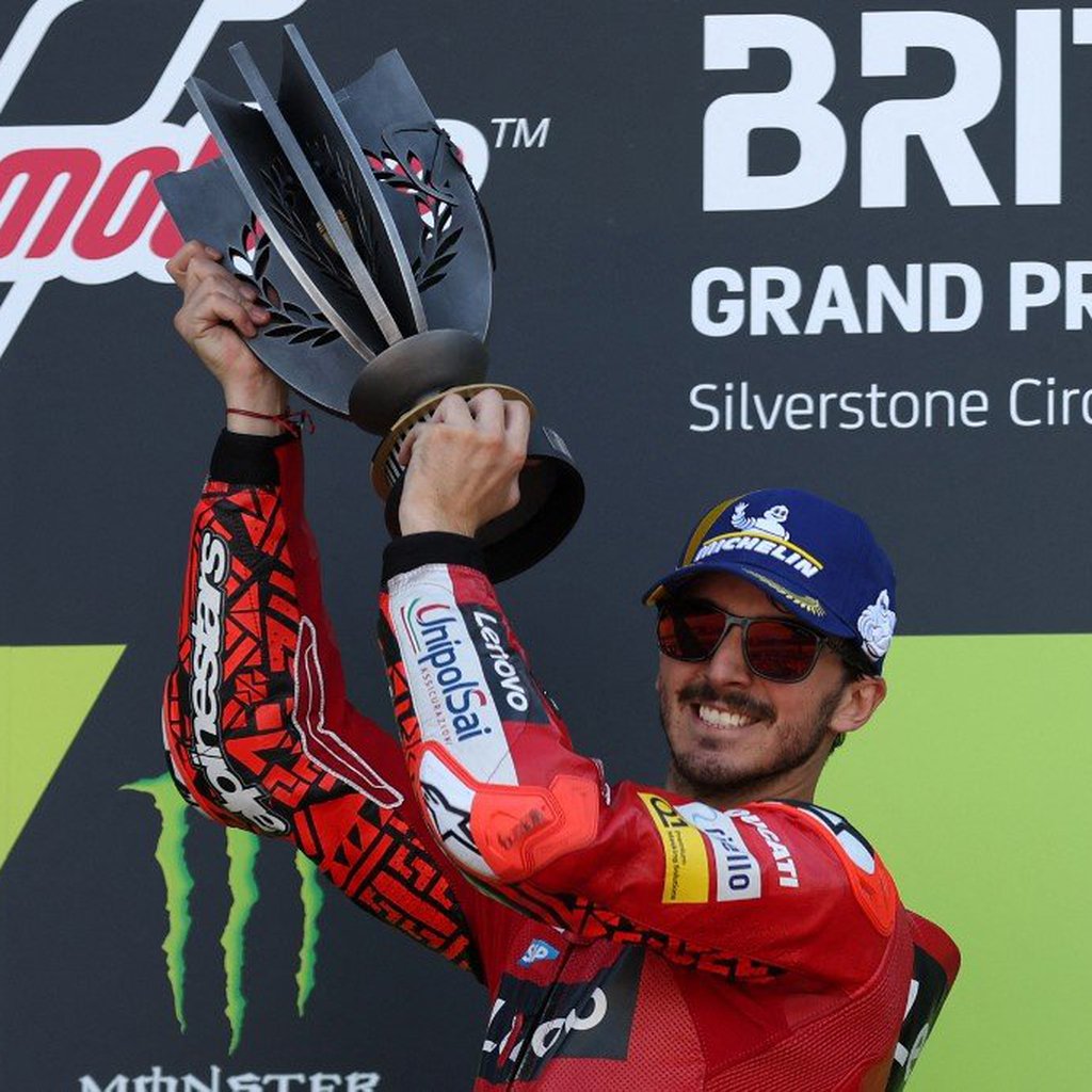 MotoGP: Francesco Bagnaia vence o GP da Grã-Bretanha
