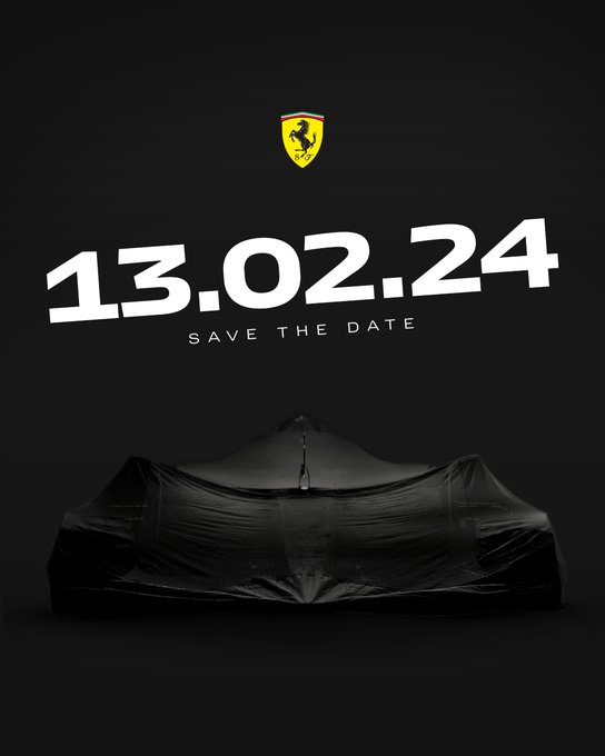 Fórmula-1: Chefe da Ferrari anuncia data de lançamento de carro para temporada 2024 da F1