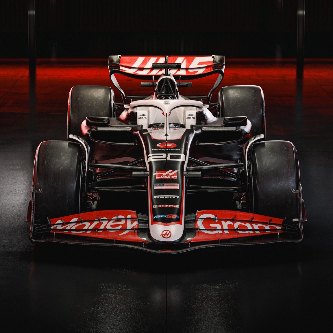 Fórmula-1: Confira a pintura do Haas VF-24