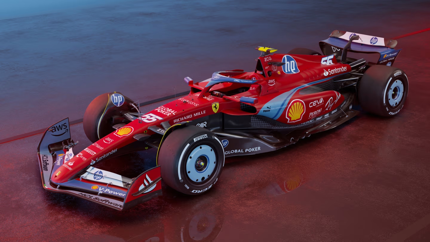 Fórmula-1: Confira a pintura azul da Ferrari para o GP de Miami
