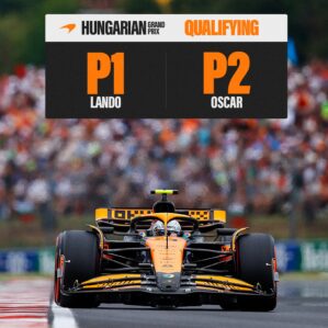 Fórmula-1: Lando Norris marca a pole-position para o GP da Hungria
