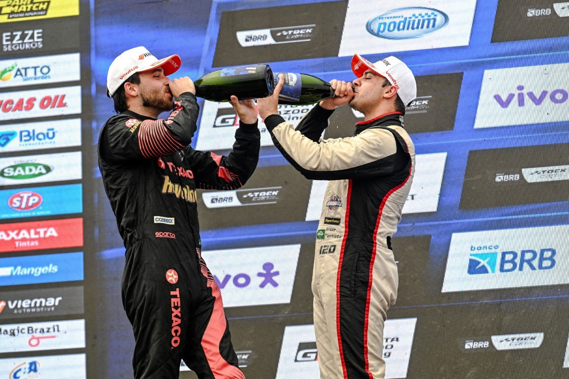 Stock Car: Felipe Baptista coroa etapa com vitória e dobradinha com irmão no Velopark