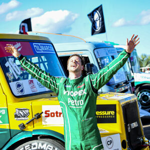 Rafael Fleck é o pole position Fórmula Truck em Rivera