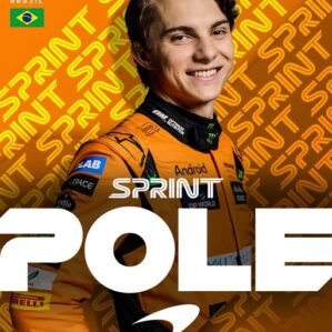 Fórmula-1:  Oscar Piastri marca a pole para a Sprint Race do GP de São Paulo
