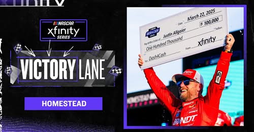 NASCAR: Vitória de Justin Allgaier na Xfinity Series e de Kyle Larson na Truck Series