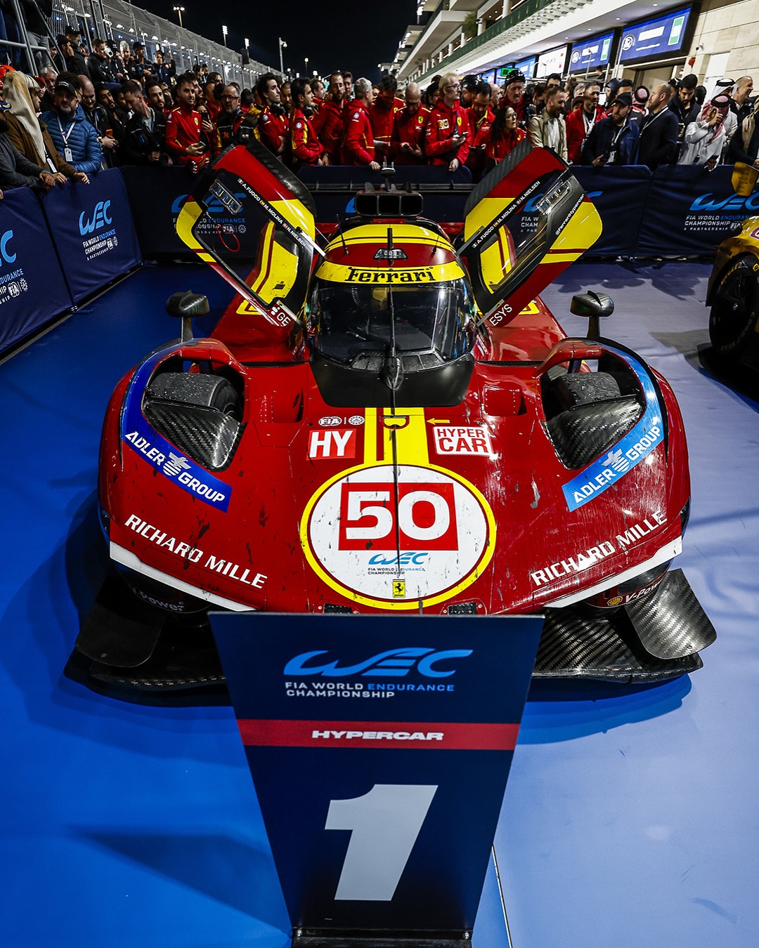 WEC: Ferrari faz a trinca no Catar