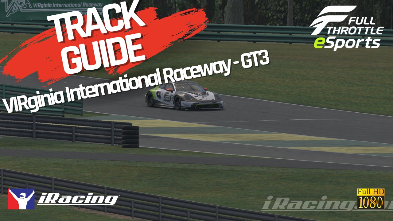 iRacing: GUIA DE PISTA em Virginia (VIR) com Porsche GT3 R (992) | Pontos de Frenagem e Dicas