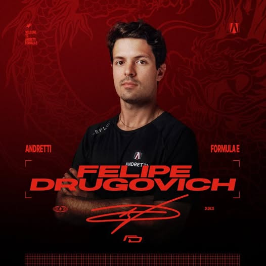 Fórmula-E: Felipe Drugovich é anunciado como piloto da Andretti na Fórmula E
