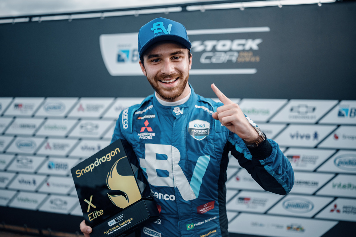 Stock Car: Felipe Baptista crava a 1ª pole da temporada na BRB Stock Car Pro Series