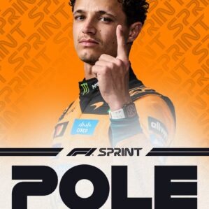 Fórmula-1: Lando Norris conquista a pole para a Sprint Race do GP de Miami