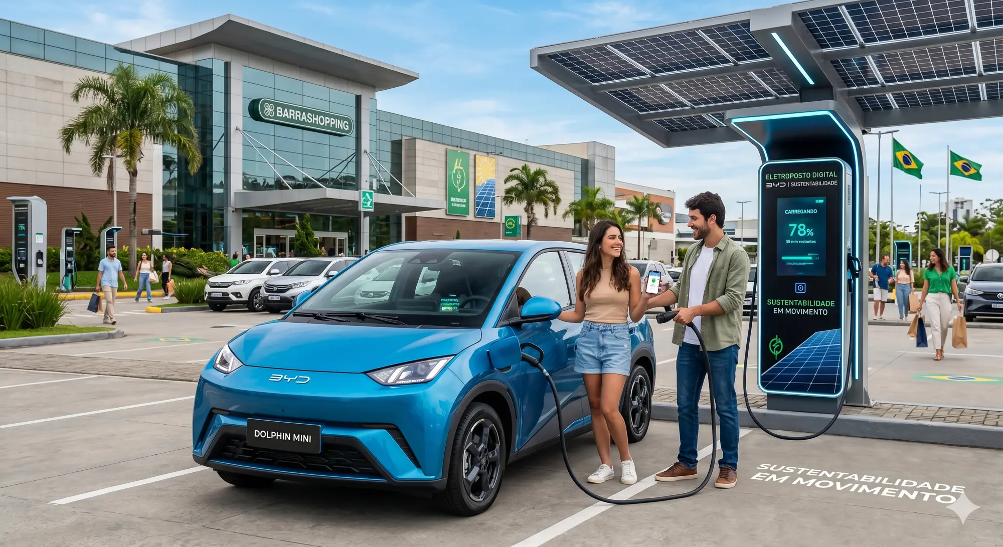 Eletrificação acelerada: Vendas de carros elétricos crescem 89% no Brasil em 2026