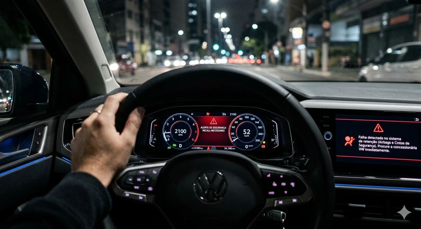 Recall Volkswagen 2026: 117 mil carros são chamados para reparo urgente no painel digital; veja se o seu está na lista
