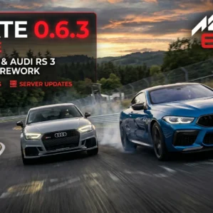 Assetto Corsa EVO: Update 0.6.3: Novos sons para BMW e Audi, correções de crash e melhorias no server
