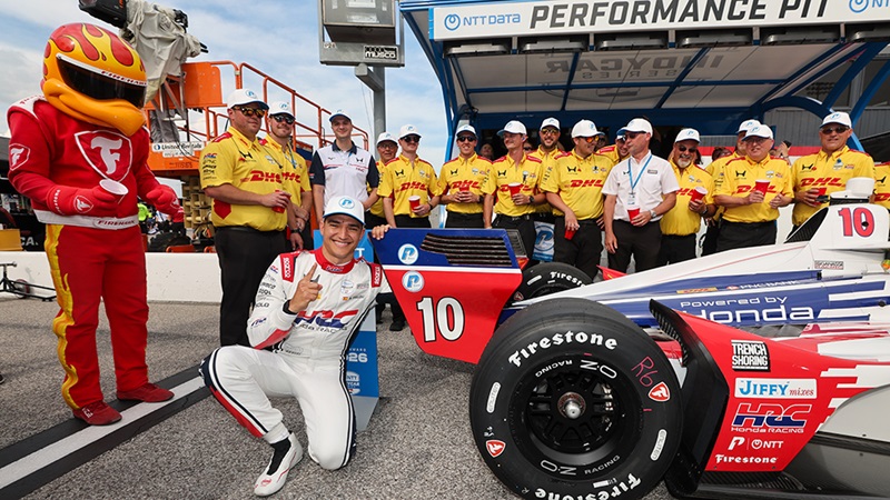 IndyCar:  Alex Palou marca a pole para o GP de Gateway