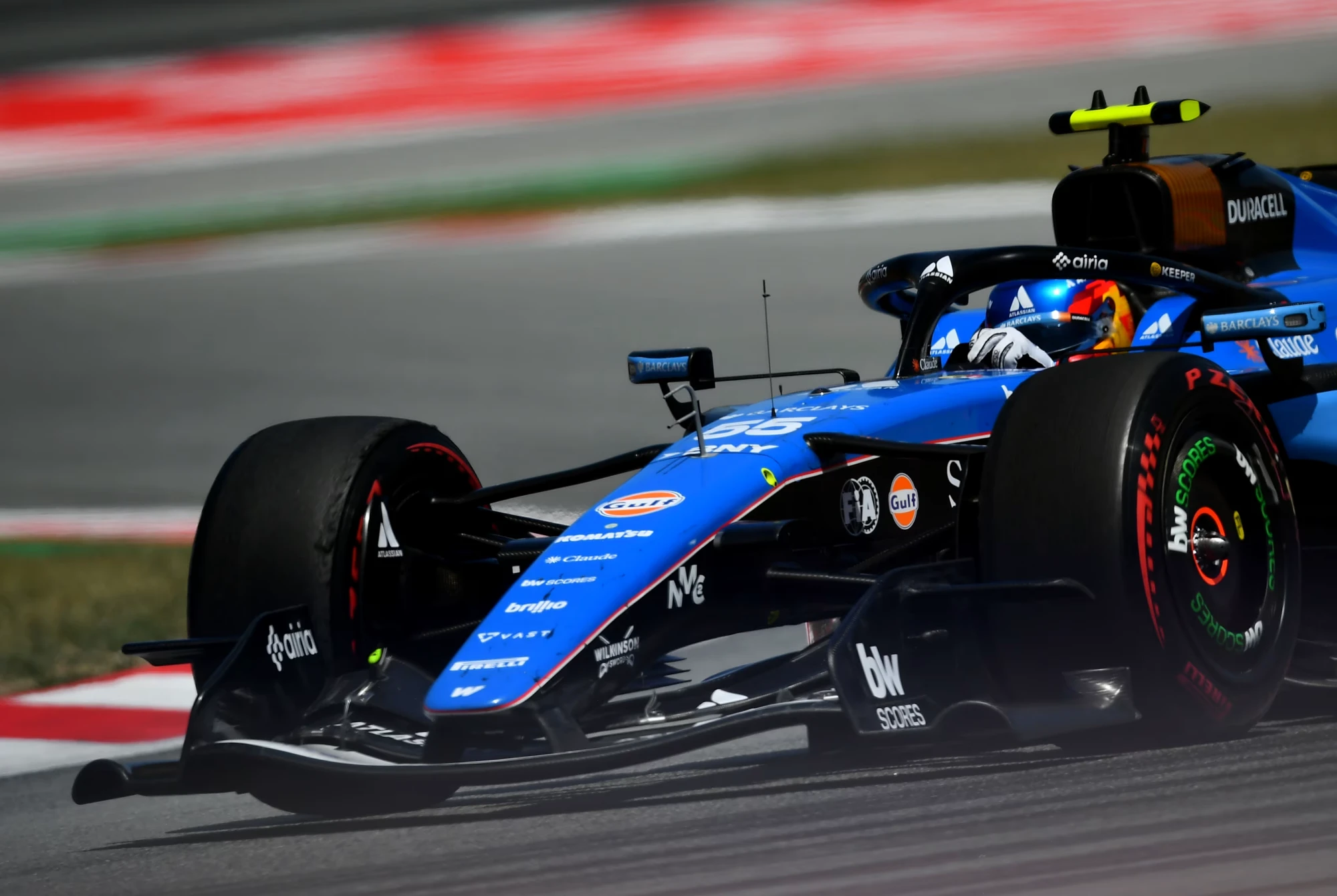 Carlos Sainz Williams Gp Barcelona Voltar Prancheta Fw48