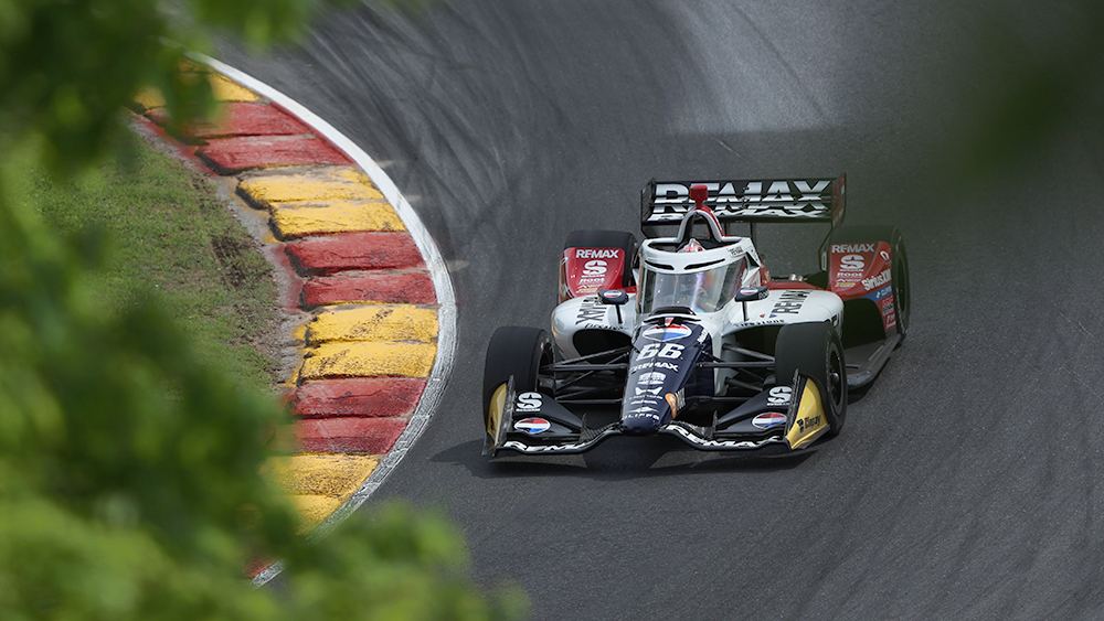 IndyCar: Marcus Armstrong lidera treino em Road America mesmo doente