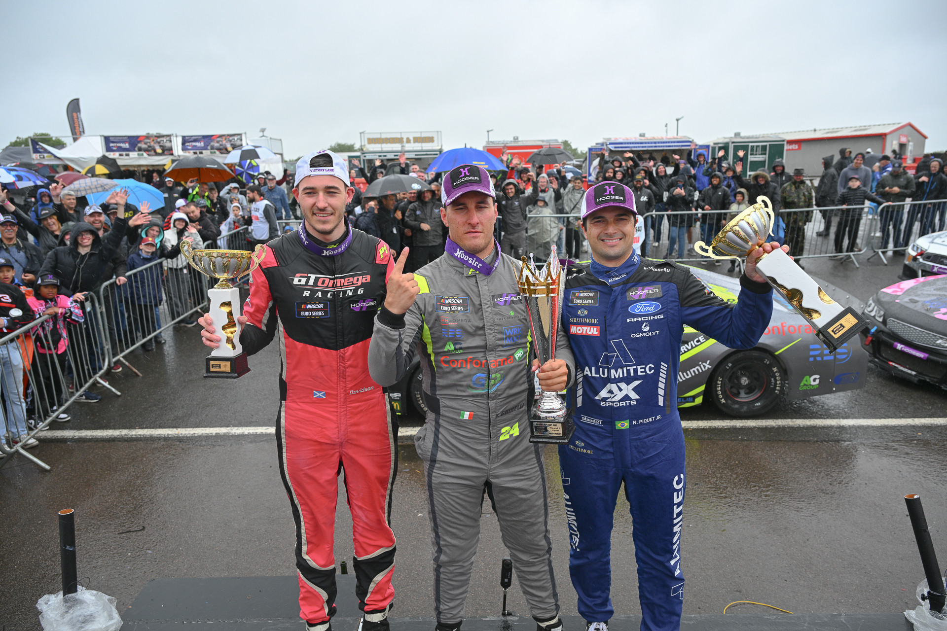 Nelson Piquet Jr Podio Brands Hatch Nascar Euro Series 2026