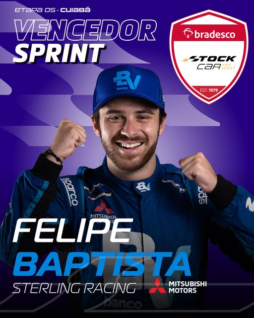 Stock Car: Felipe Baptista vence a Sprint Race em Cuiabá