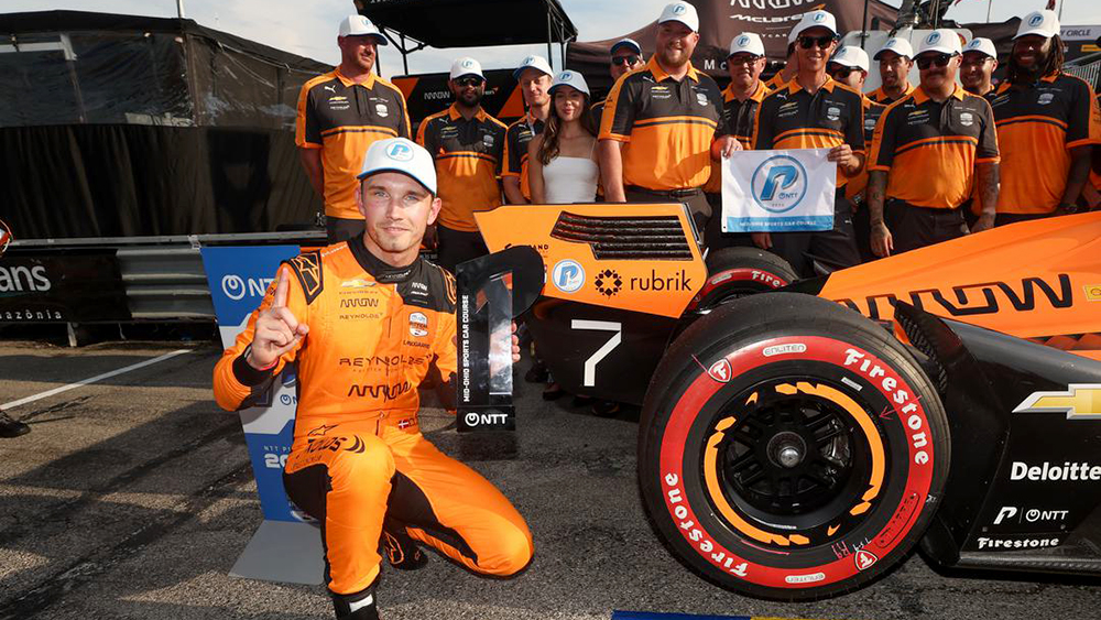 IndyCar: Christian Lundgaard conquista a pole para o GP de Mi-Ohio