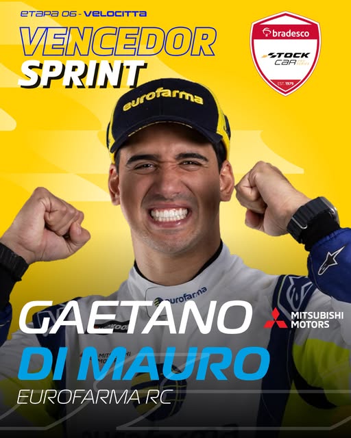 Stock Car: Gaetano di Mauro vence a Sprint Race no Velocitta