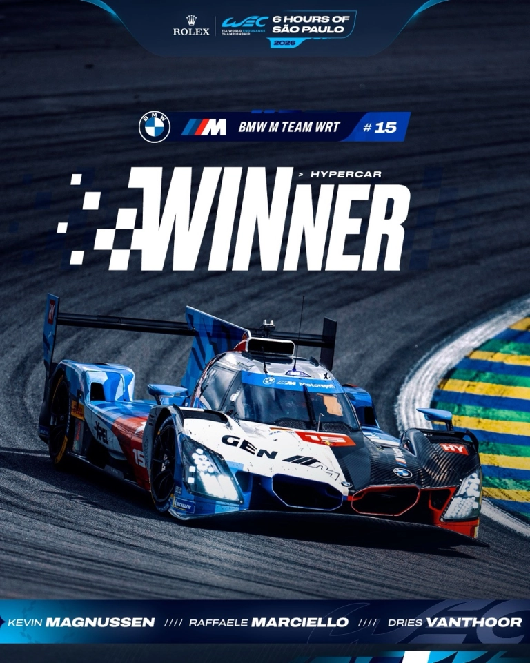 WEC BMW vence as Seis horas de São Paulo